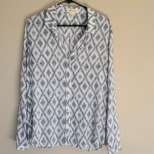 cloth & stone button up blouse
